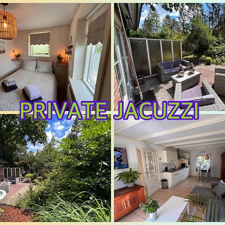 Free Standing Vacation House Garden, Private Jacuzzi, Veluwe Woods Apartment Voorthuizen Exterior foto