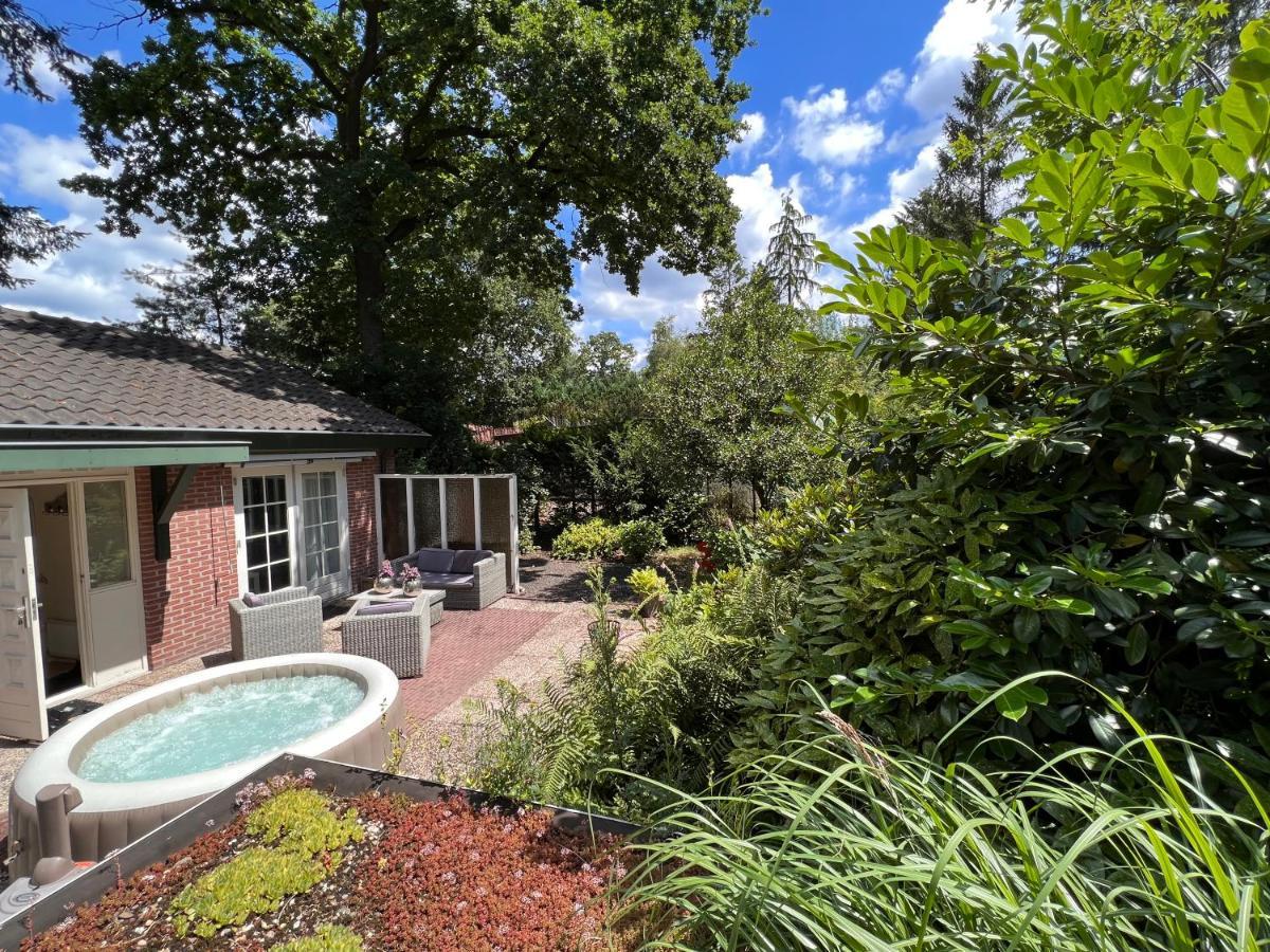 Free Standing Vacation House Garden, Private Jacuzzi, Veluwe Woods Apartment Voorthuizen Exterior foto
