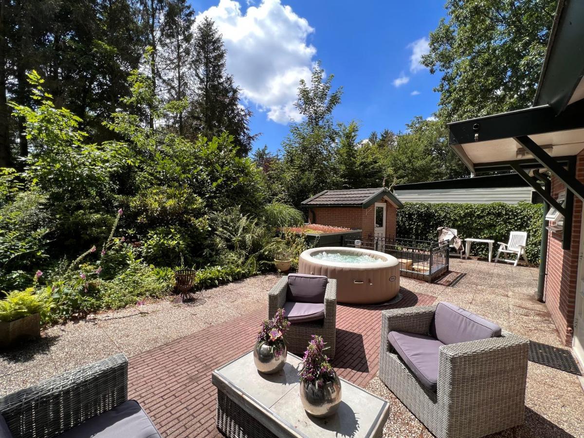 Free Standing Vacation House Garden, Private Jacuzzi, Veluwe Woods Apartment Voorthuizen Exterior foto